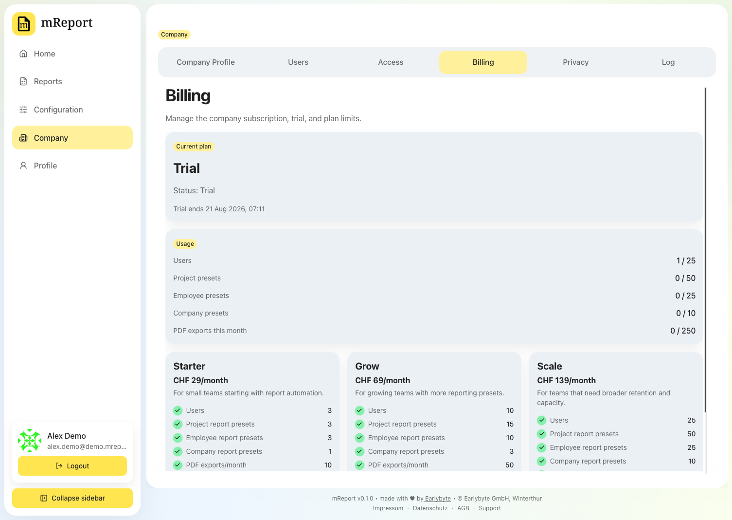 Billing