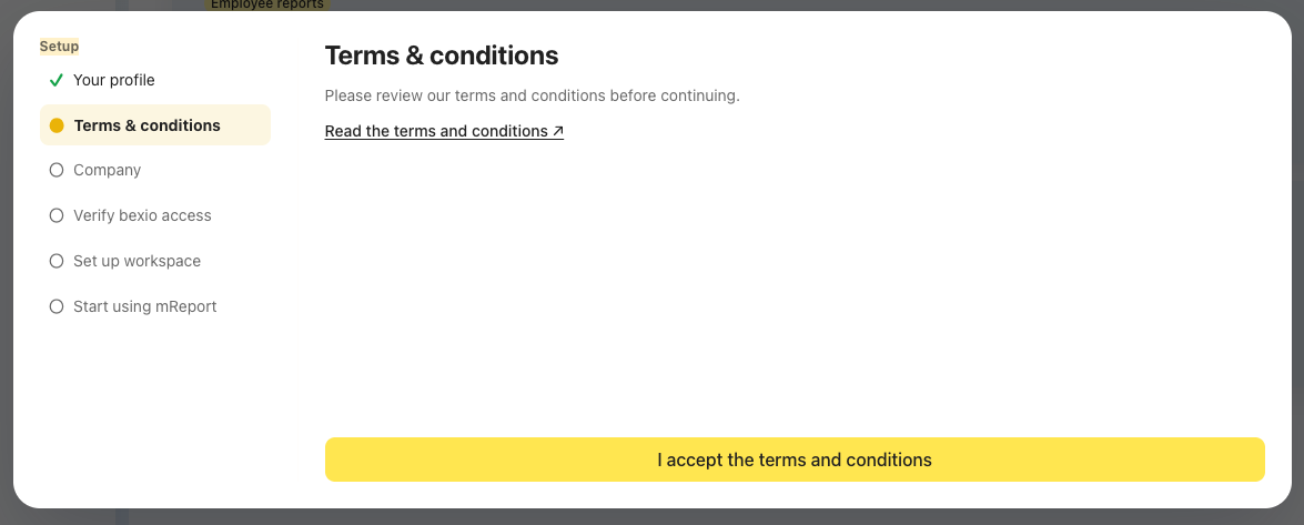 Terms and conditions